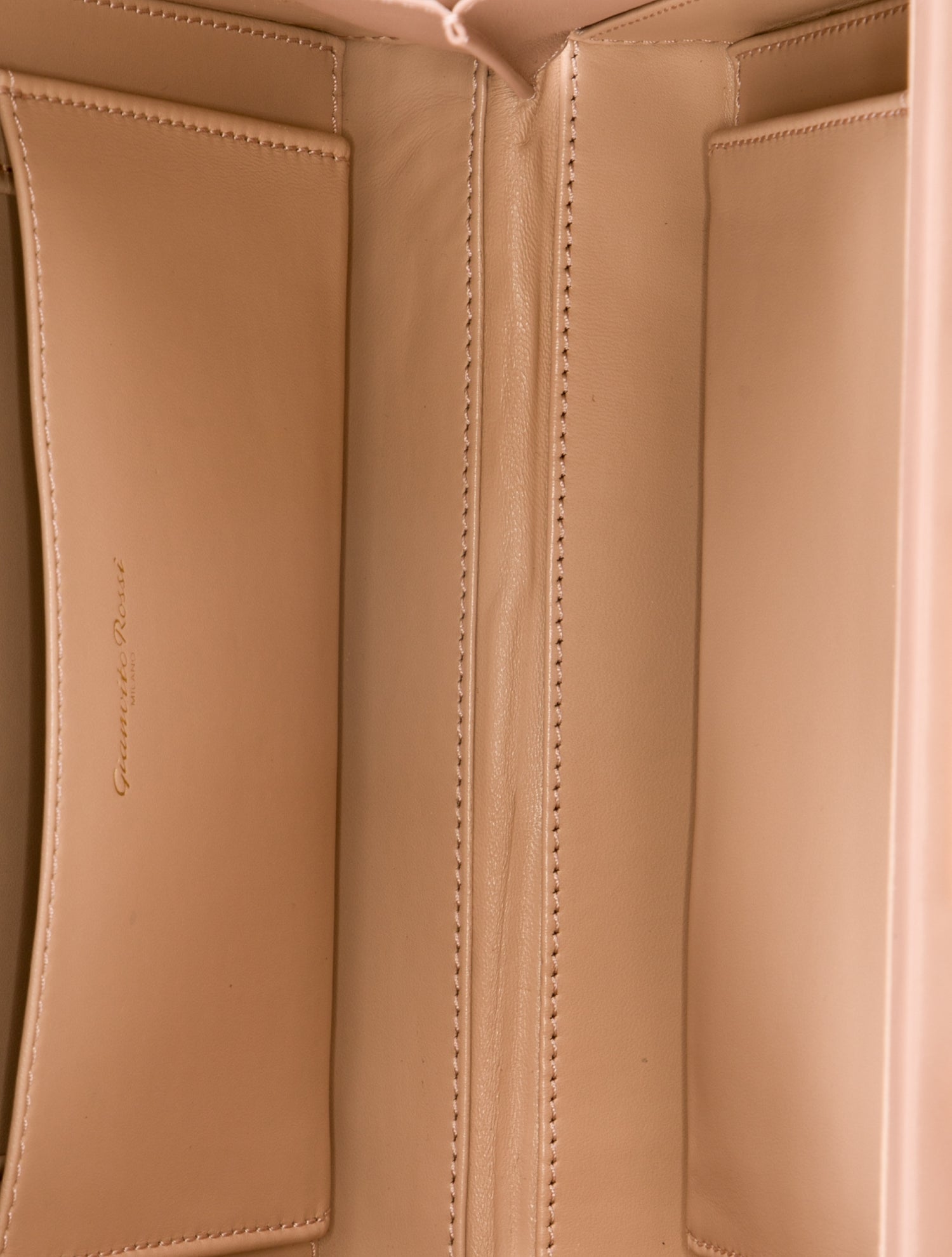 Gianvito Rossi Leather Top Handle Bag